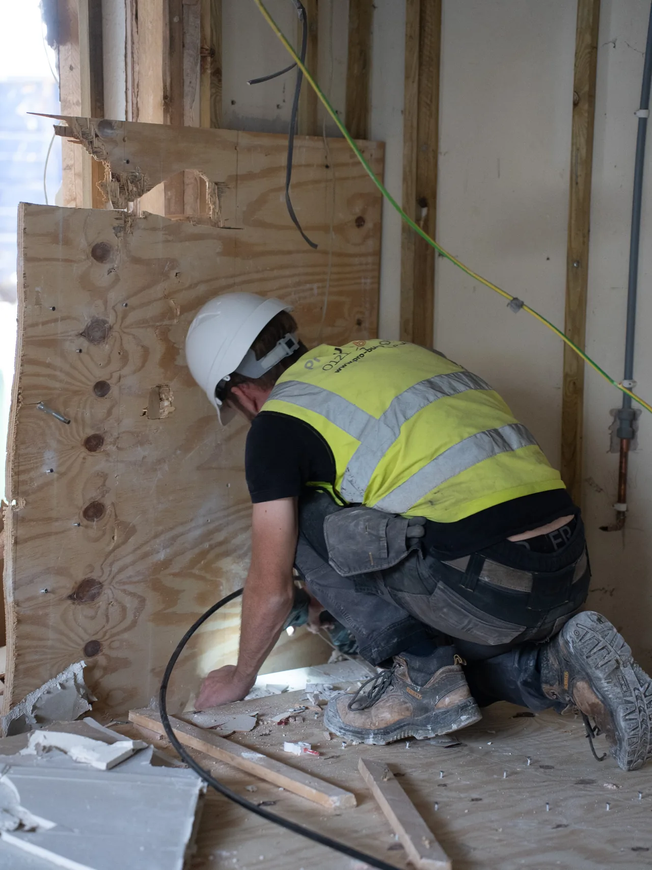 A Systems360 engineer on site